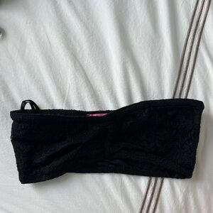 NWOT never worn Edikted Black Lace Bandeau Top